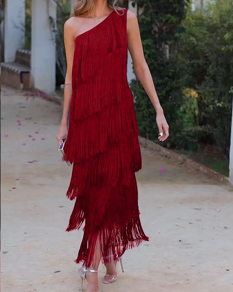 Maya-Off Shoulder elegant dress