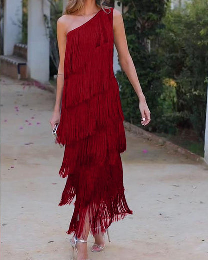 Maya-Off Shoulder elegant dress
