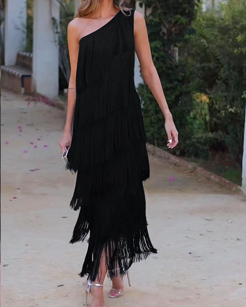 Maya-Off Shoulder elegant dress