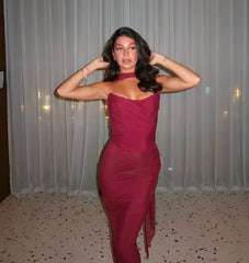 Strapless Bodycon Maxi Dress