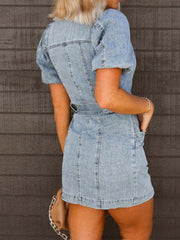 Ravaya BoldBloom Jeans Dress