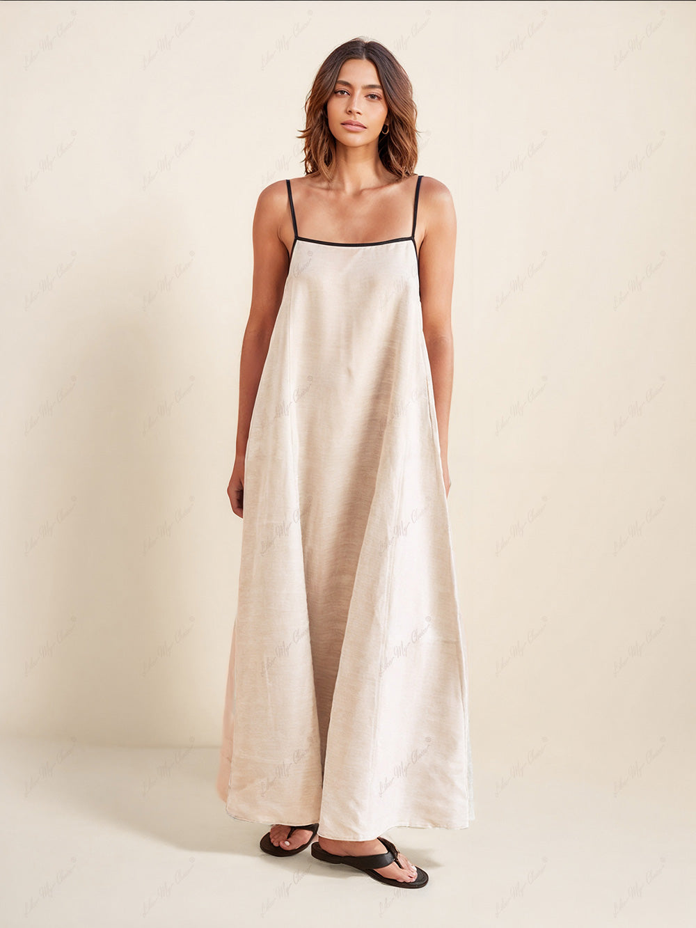 Classic Holiday Style Charming Contrasting Suspender Dress