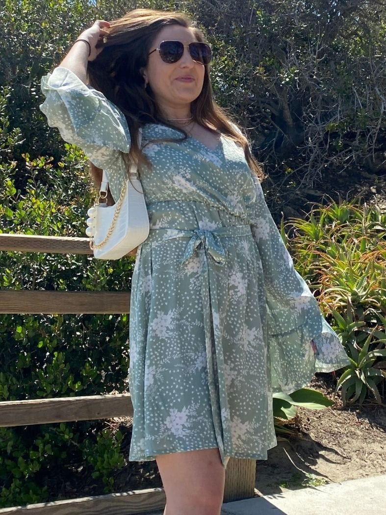 Floral Print Sleeve Dress