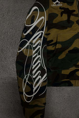 Camo Calligraphy Full Zip Hoodie