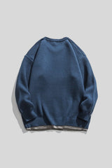 Layered Mountain Graphic Relaxed Sweater