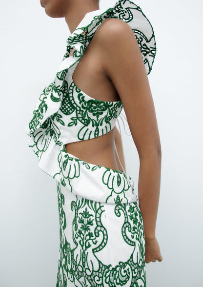 Ruffled Maxi Dress