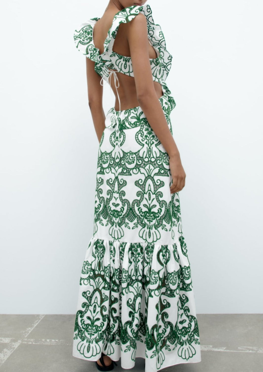 Ruffled Maxi Dress