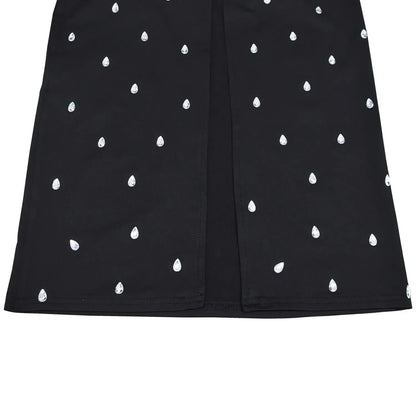 Rhinestone Sleeveless Hip Dress