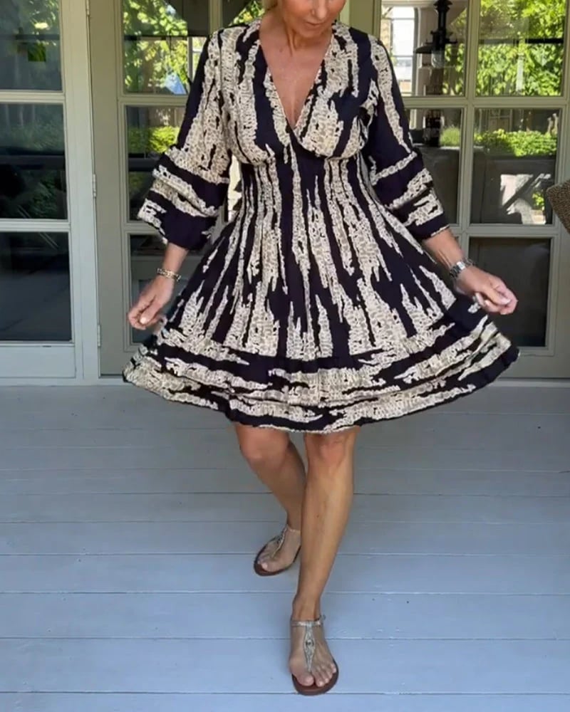 V-neck dress