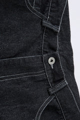 White Thorn Embroidered Wide Leg Jeans