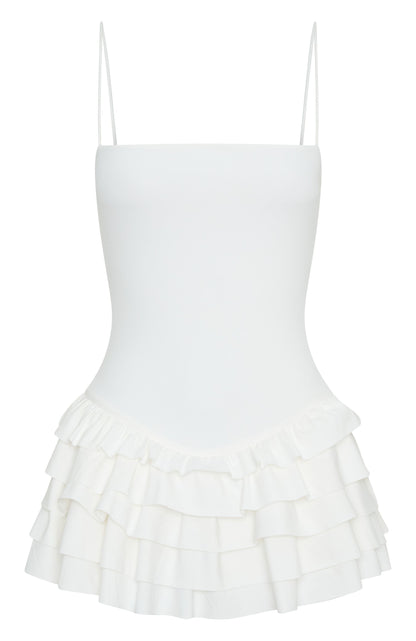 Photo ID Playsuit White
