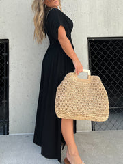 Black Broken Hearted Maxi Dress