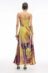 CHIQUI - MULTI-TONE ISLAND MAXI DRESS