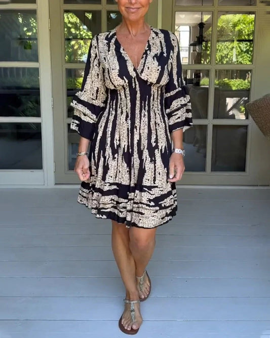 V-neck dress
