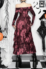 Sexy Bardot Gothic Dress