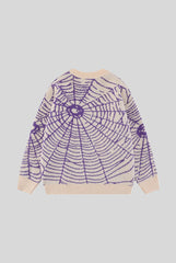 Spiderweb Jacquard All Over Sweater