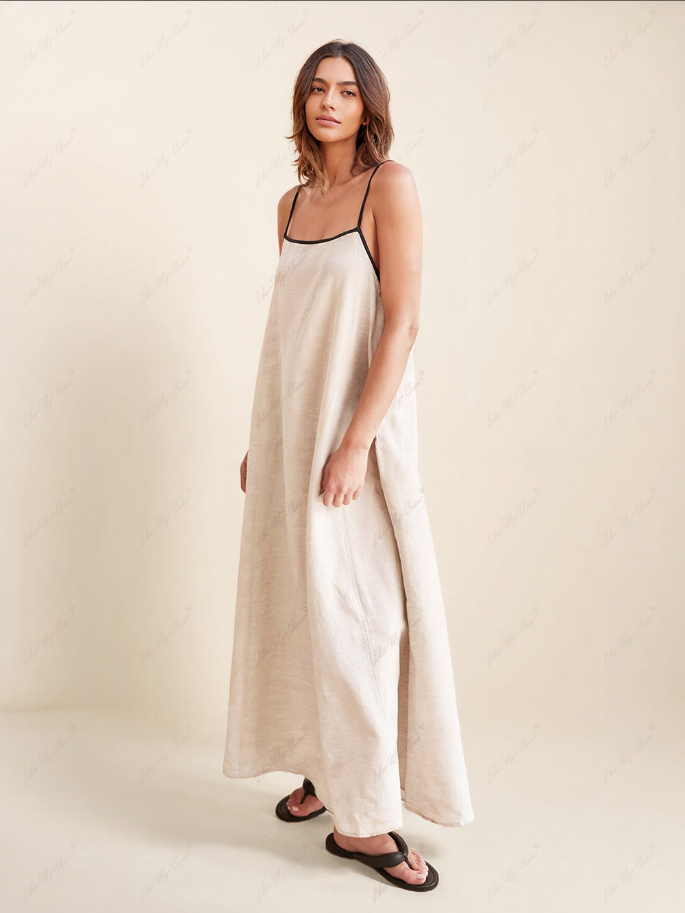 Classic Holiday Style Charming Contrasting Suspender Dress