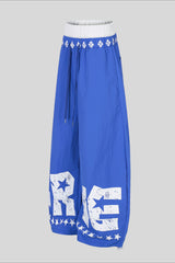 Star Graphic Contrast Waist Sweatpants