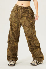 Vintage American Style Loose Fit Street Cargo Pant