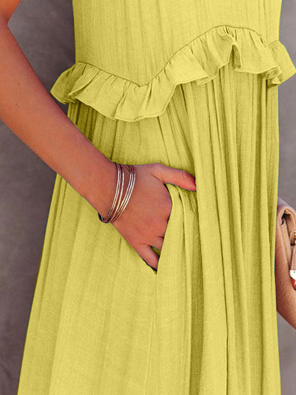 Seravelle CascadeBloom Maxi Dress