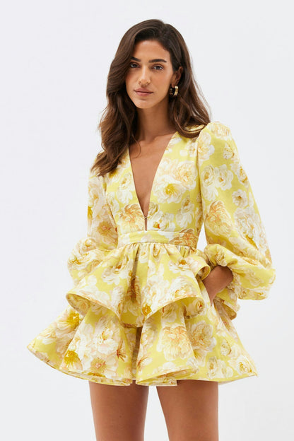 Floral Ruffle Dress