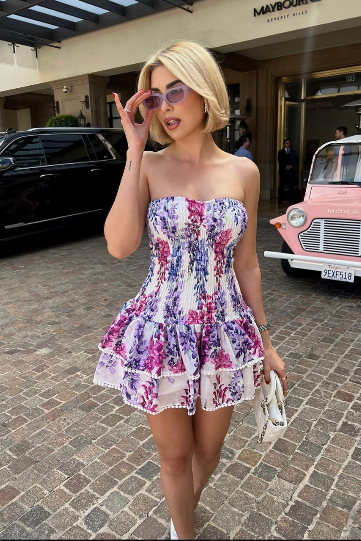 Bubblegum Short Dress