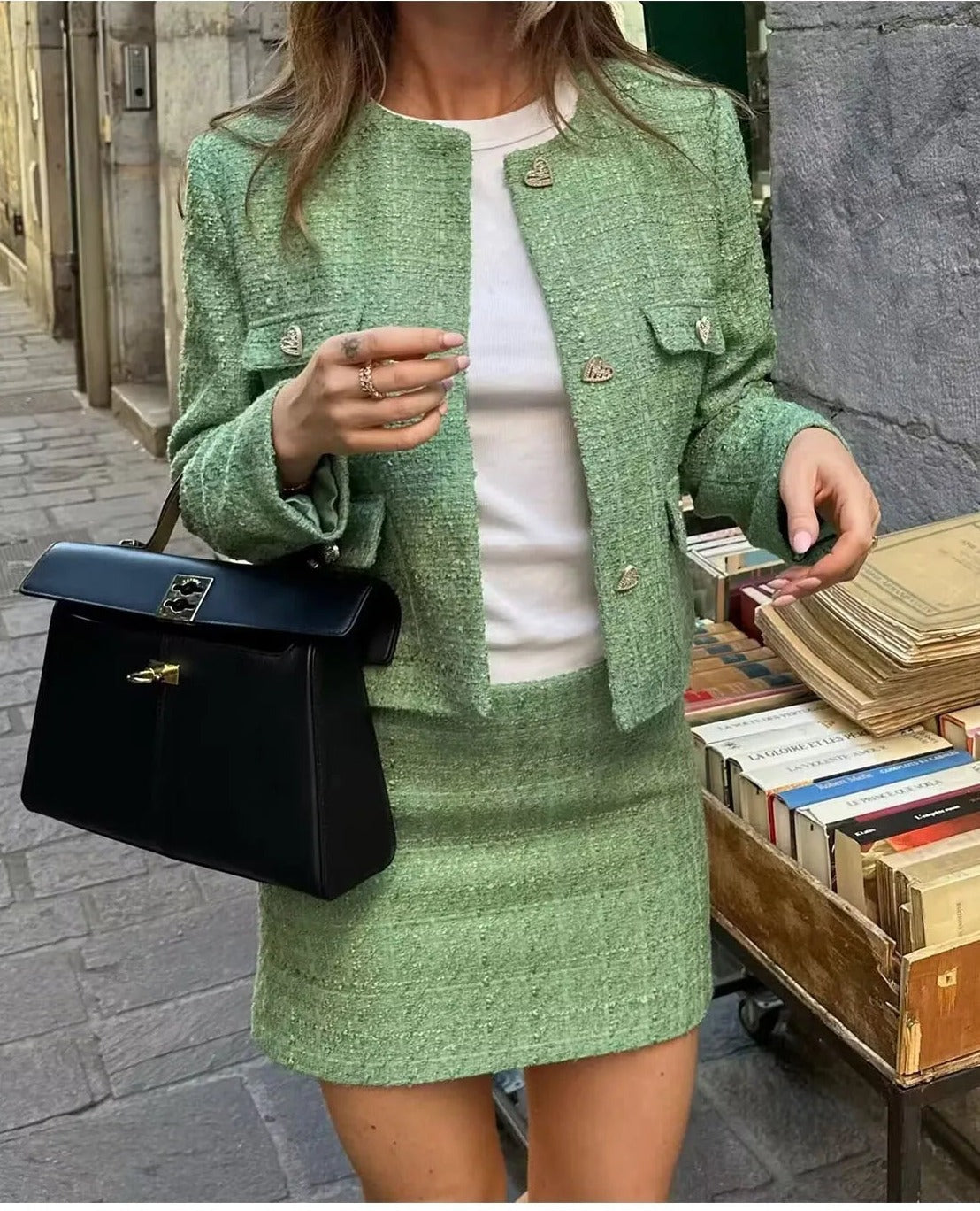 Seraphina | Vintage Textured Two-Piece Set – CityHottie