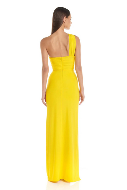 One Shoulder Maxi Dress