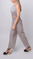 KAYLEIGH - SLEEVELESS ROUND NECK MONO SUIT