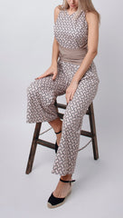 KAYLEIGH - SLEEVELESS ROUND NECK MONO SUIT