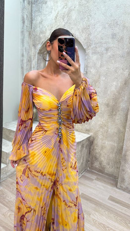Chic V-Neck Dress
