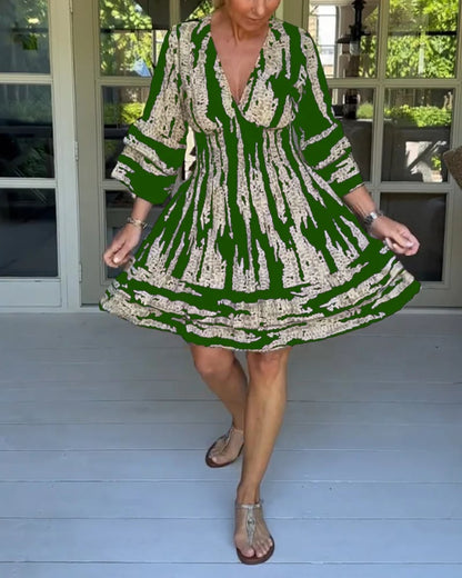 V-neck dress