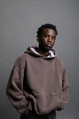 Exposed Seam Star Pullover Hoodie