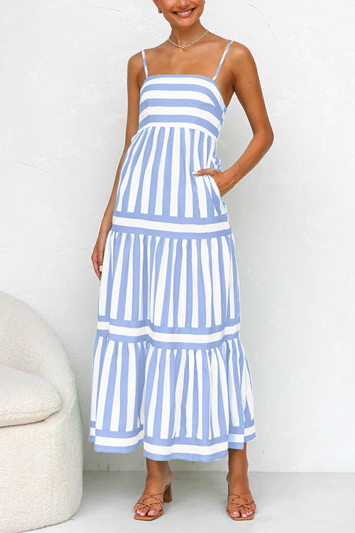 Color Block Maxi Dress