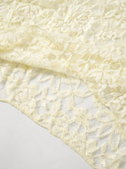 Bring It Down One Shoulder Top Cream