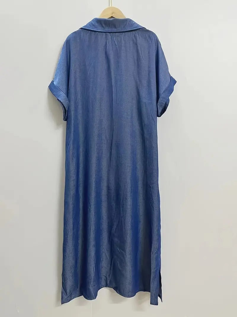 Samira-Shirt dress with fixed