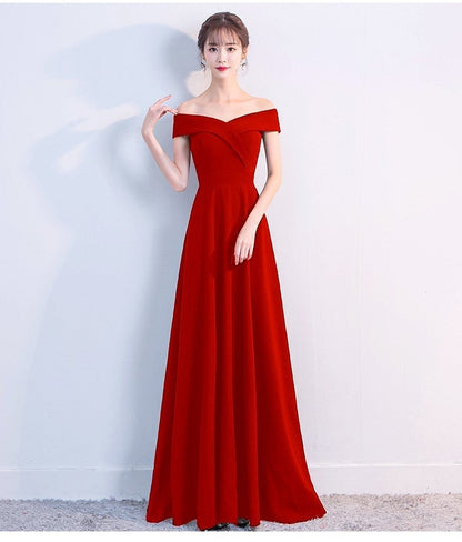 Ella off-the-shoulder gown - Lady Occasions