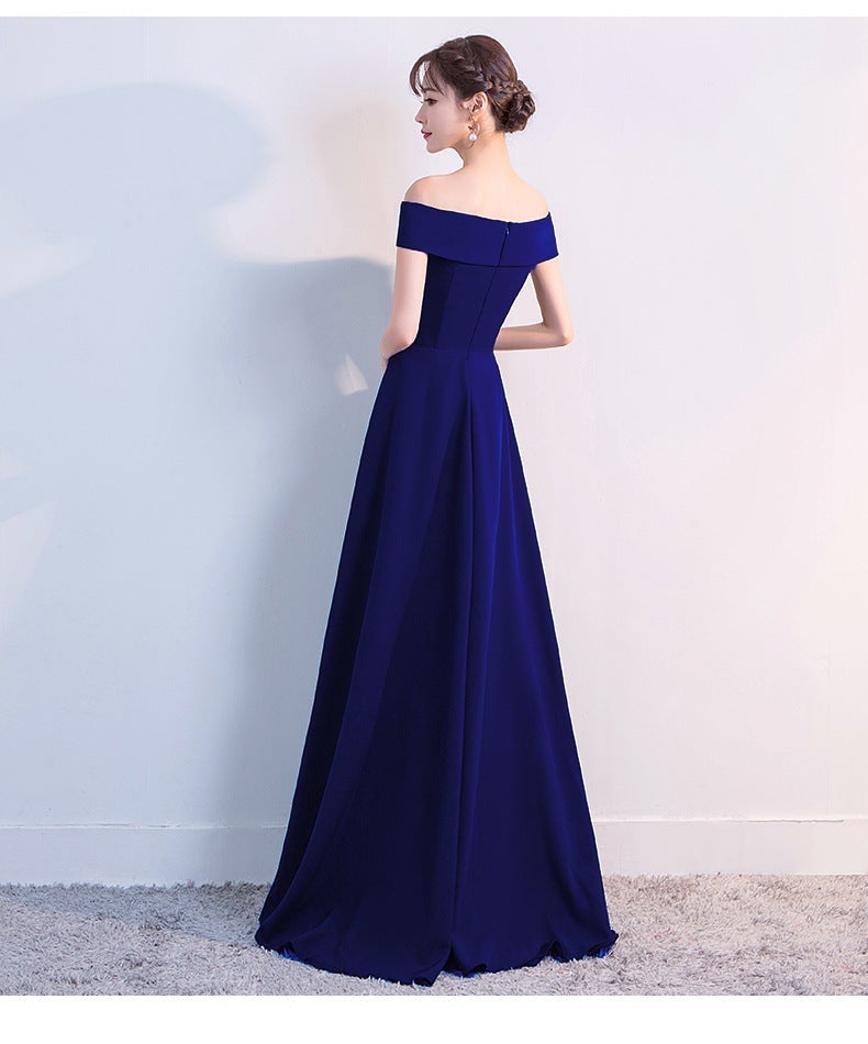 Ella Elegant off-the-shoulder gown