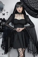 Short Flare Gothic Dress