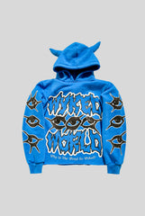 Horned Wicked World Graphic Hoodie