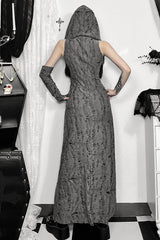 Wasteland Hooded Gothic Dress