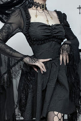 Short Flare Gothic Dress