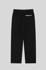 Deconstructed Shell Embroidered Straight Leg Sweatpants