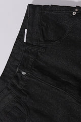 Red Dragon Embroidered Wide Leg Jeans