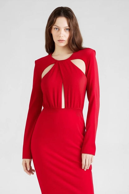 Bodycon Long Sleeve Knit Elegant Office Sweater Dress