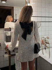 VANNAH - CHIC DRESS WITH BOW