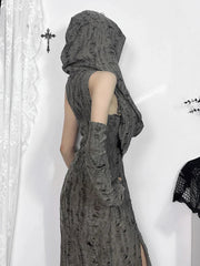 Digital Cloaked Trendy Maxi Dress