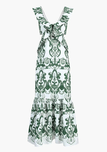 Ruffled Maxi Dress