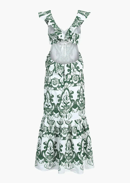 Ruffled Maxi Dress