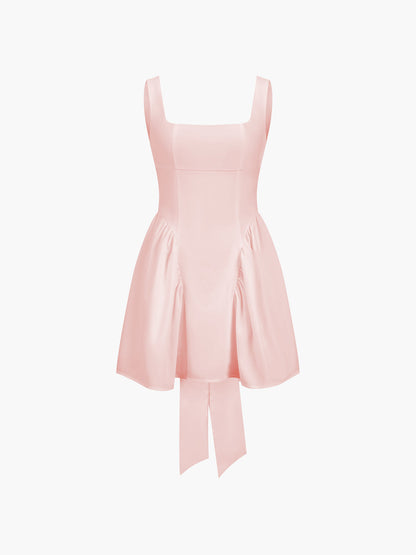 Open Back Short Dress
